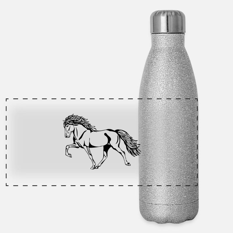 Tölter Panorama Glitzer Isolierflasche 500 ml