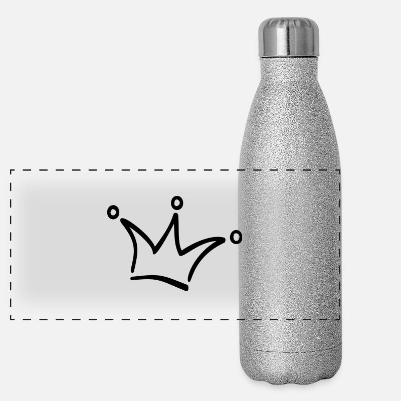 KRONE trident Gourde isotherme panoramique pailletée 500 ml