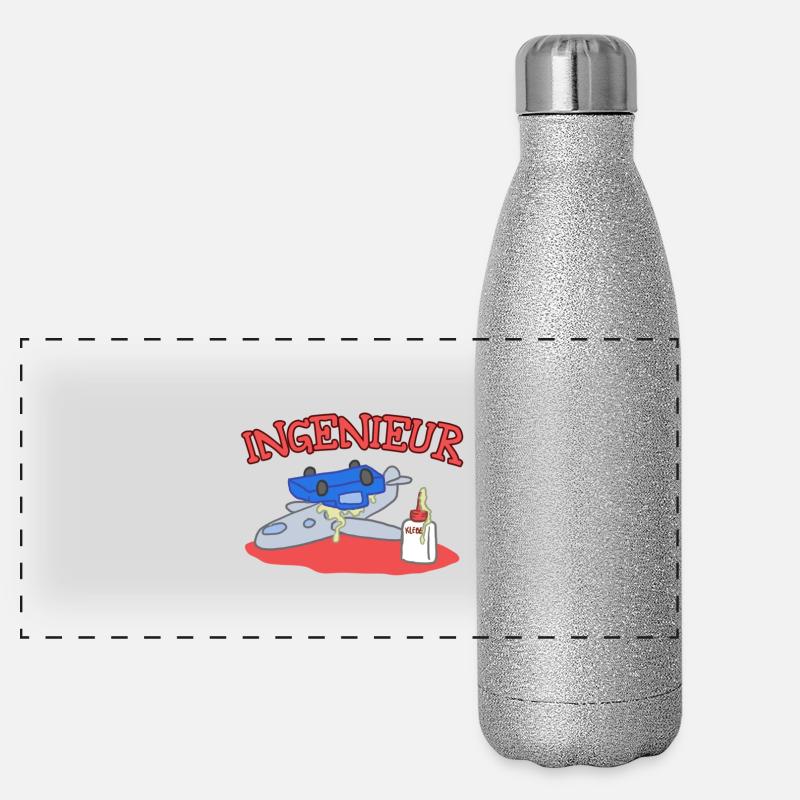 My child is ... Engineer Panoramic Glitter Thermal Bottle 500 ml
