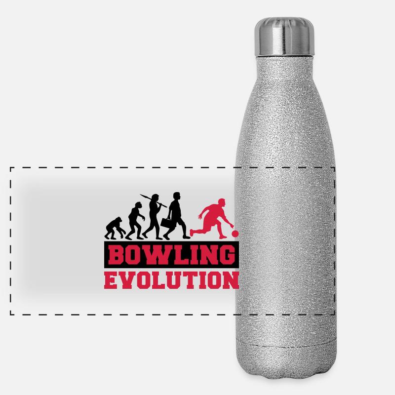 Bowling Evolution Panorama Glitzer Isolierflasche 500 ml