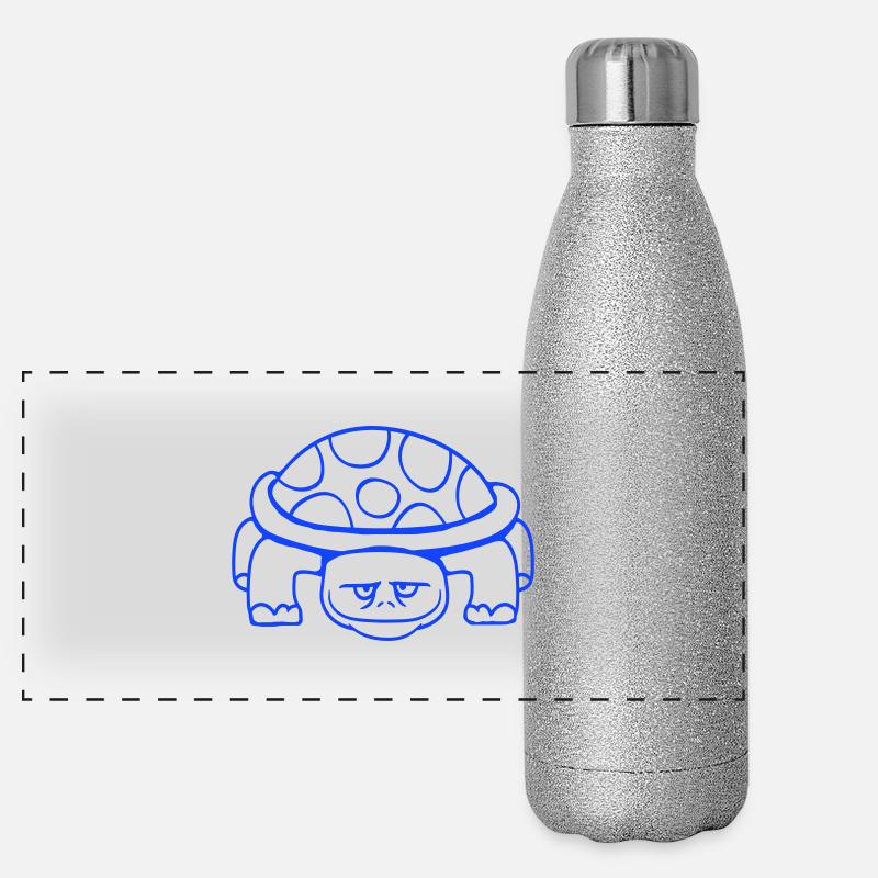 Turtle Cute Cute Funny Turtle Shell Panoramic Glitter Thermal Bottle 500 ml