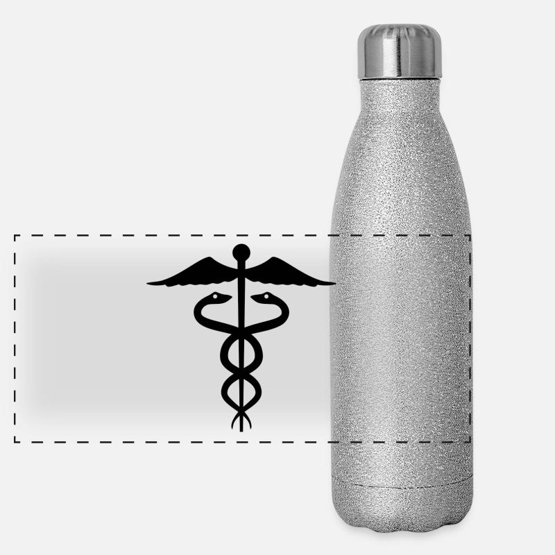 caducée Gourde isotherme panoramique pailletée 500 ml