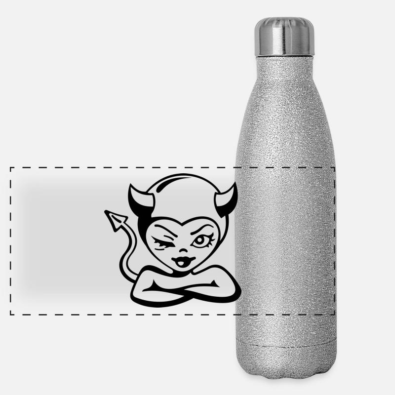Little devil Panoramic Glitter Thermal Bottle 500 ml