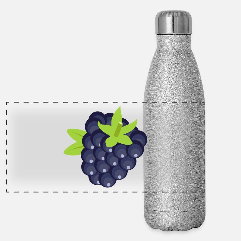 veggie végétarien fruit mûre mûre fruits3 Gourde isotherme panoramique pailletée 500 ml