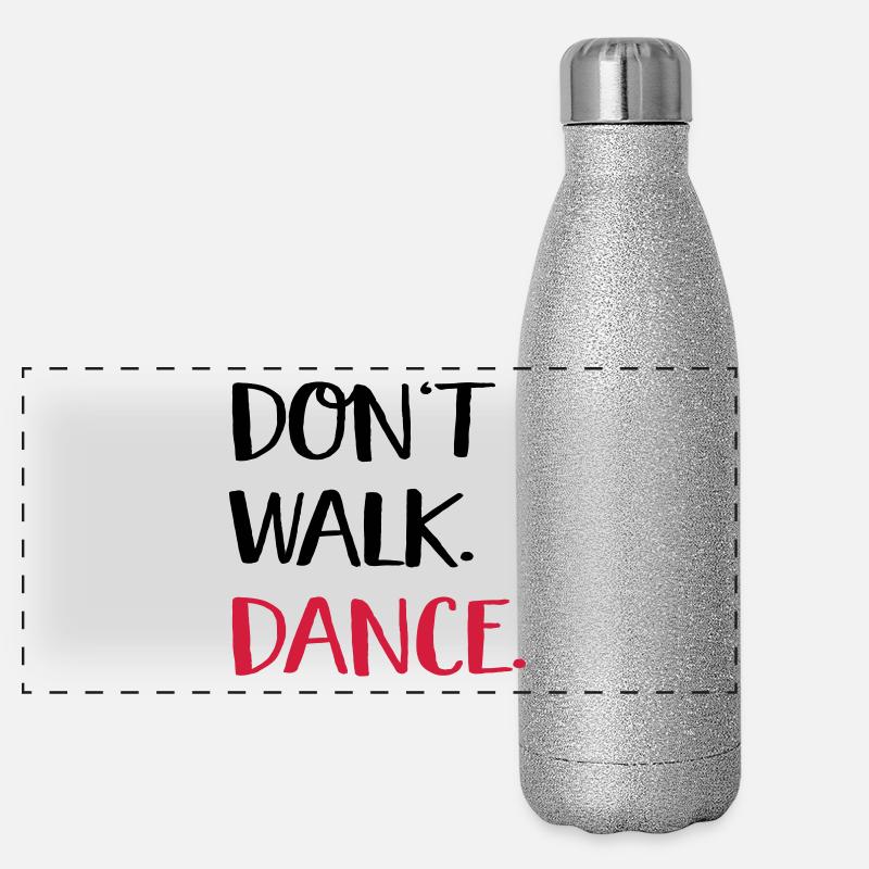 tanzen Panorama Glitzer Isolierflasche 500 ml