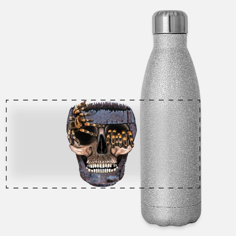 nid de tarentule Gourde isotherme panoramique pailletée 500 ml