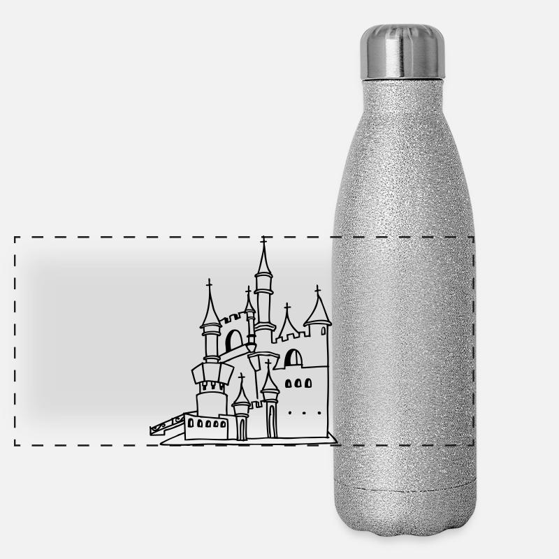 Panorama Glitzer Isolierflasche 500 ml