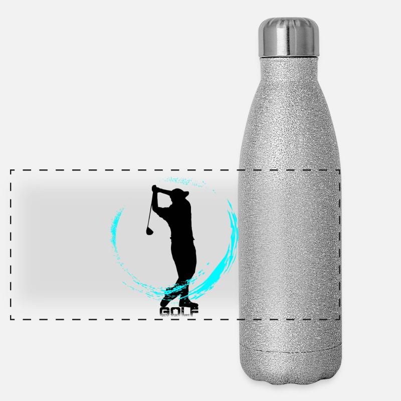 golf Panoramic Glitter Thermal Bottle 500 ml
