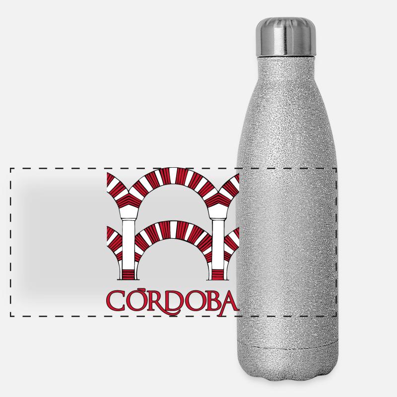 Cordoue 1 Gourde isotherme panoramique pailletée 500 ml