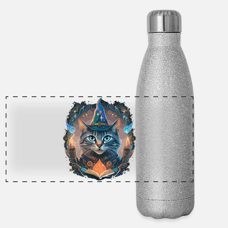 Magic Cat Panoramic Glitter Thermal Bottle 500 ml