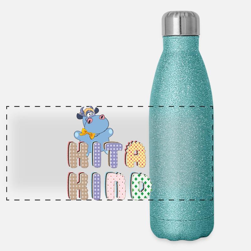 Kita Kind Gourde isotherme panoramique pailletée 500 ml