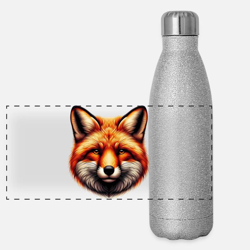 Renard Gourde isotherme panoramique pailletée 500 ml