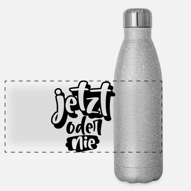 Maintenant ou jamais Gourde isotherme panoramique pailletée 500 ml