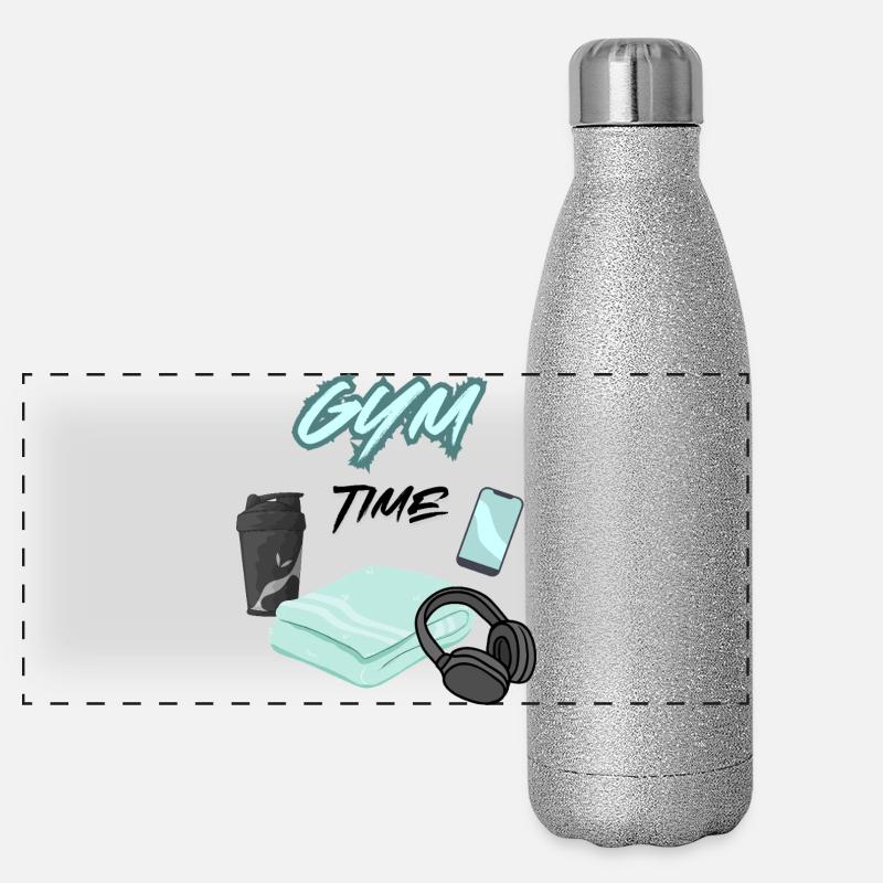 Gym time Panoramic Glitter Thermal Bottle 500 ml