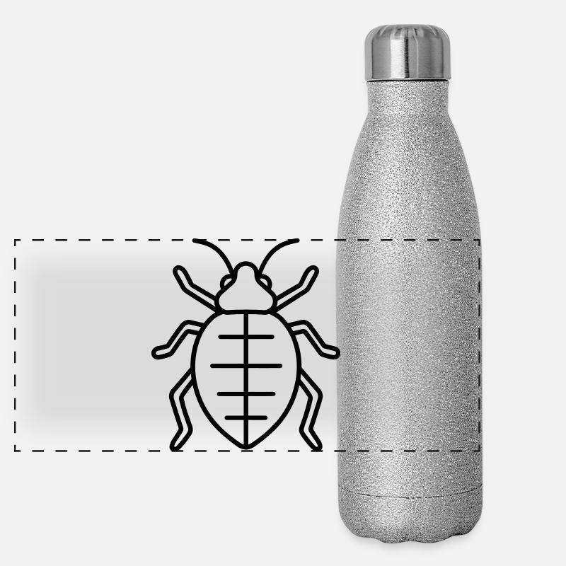 Blattlaus Panorama Glitzer Isolierflasche 500 ml
