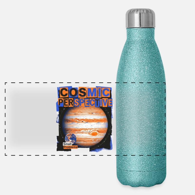 Cosmic Perspective Panoramic Glitter Thermal Bottle 500 ml