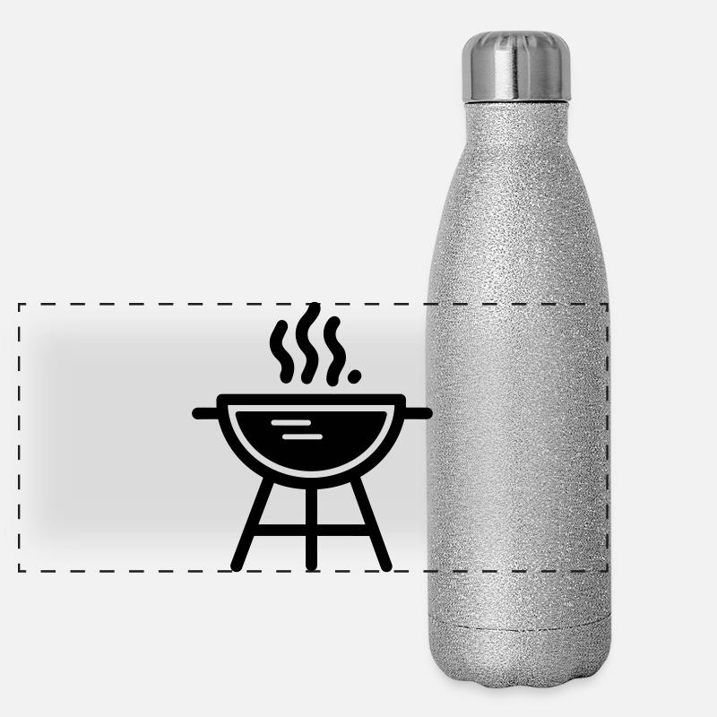 barbecue Gourde isotherme panoramique pailletée 500 ml