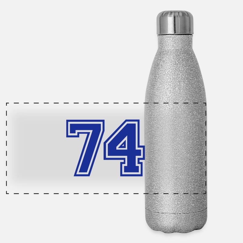 74 Panorama Glitzer Isolierflasche 500 ml