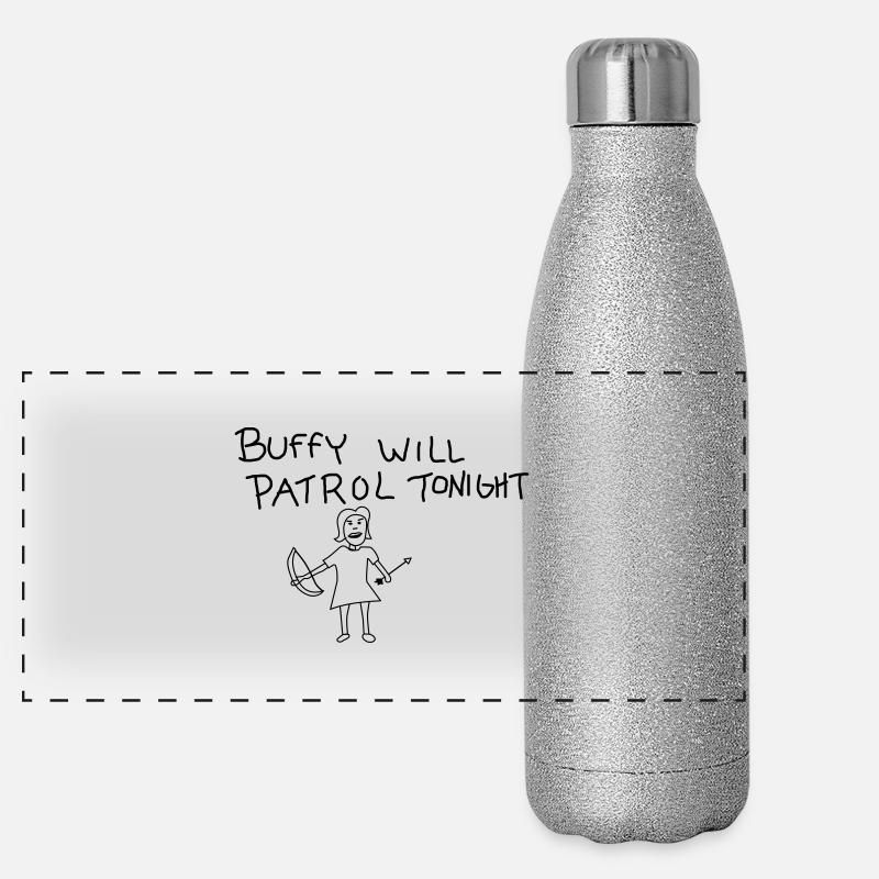 buffy's patrol Gourde isotherme panoramique pailletée 500 ml