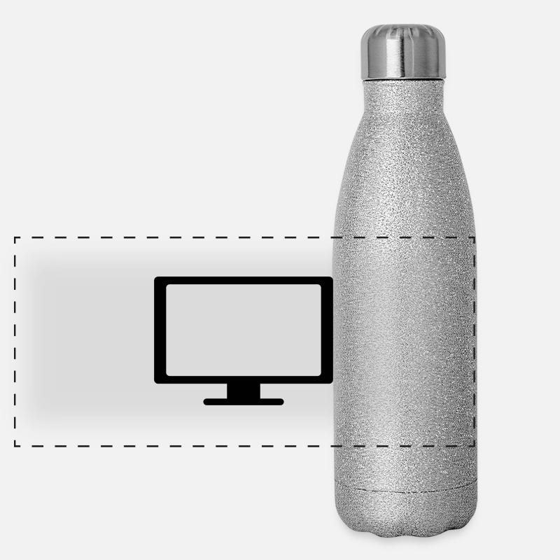 bildschirm Panorama Glitzer Isolierflasche 500 ml