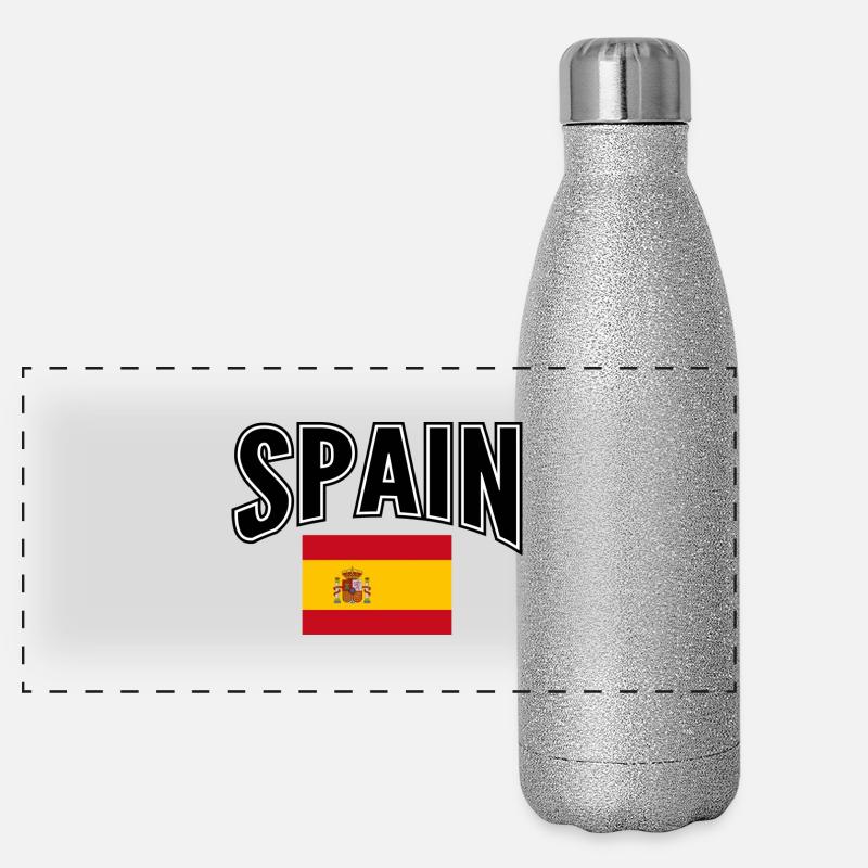 Spain Panoramic Glitter Thermal Bottle 500 ml