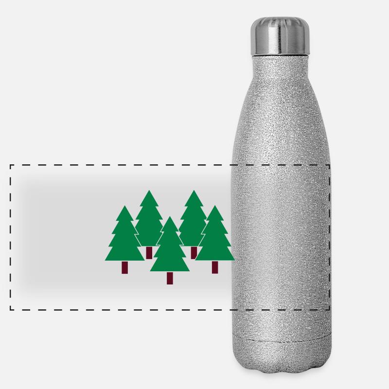 Arbre Gourde isotherme panoramique pailletée 500 ml