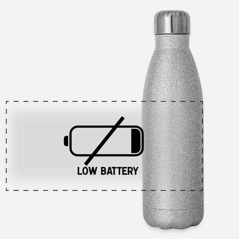 low_batteryf1 Gourde isotherme panoramique pailletée 500 ml