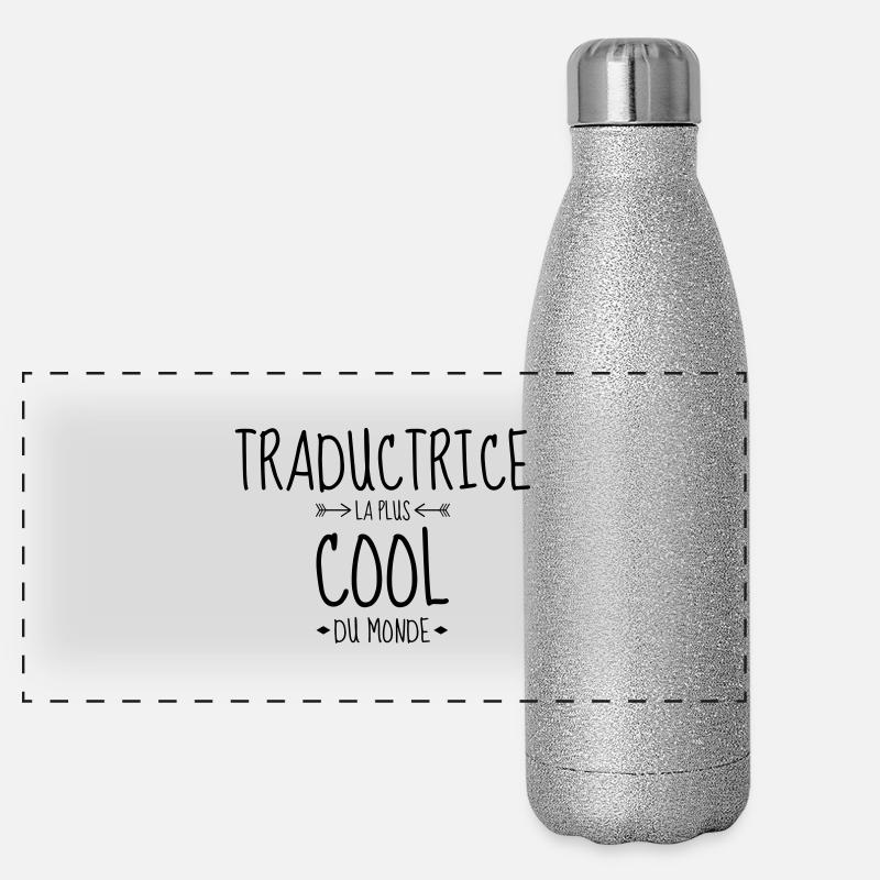 Translator Übersetzer Traducteur Translation Panoramic Glitter Thermal Bottle 500 ml