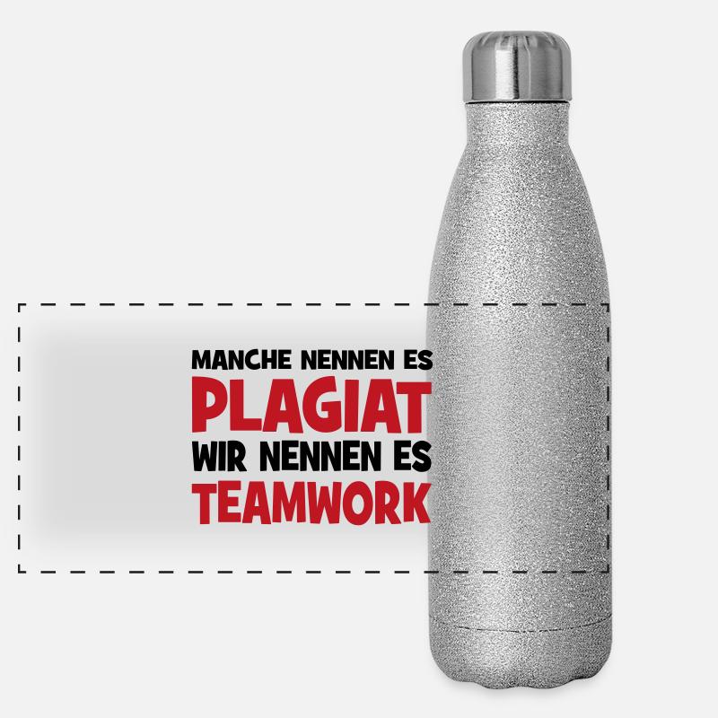 Plagiat Panorama Glitzer Isolierflasche 500 ml