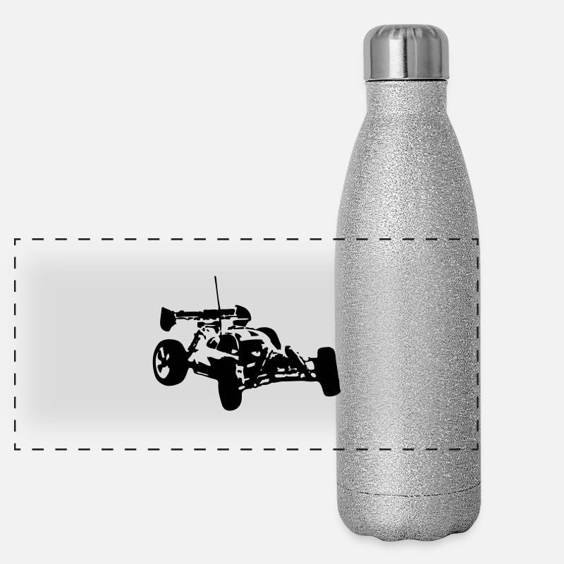 Buggy Panorama Glitzer Isolierflasche 500 ml