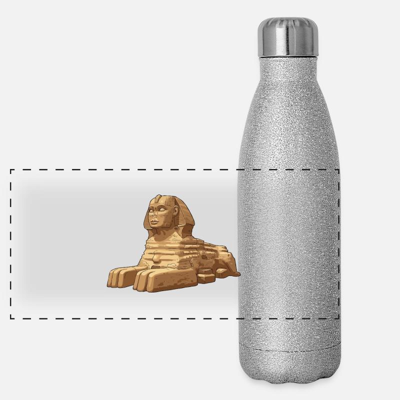 Sphinx of Giza Panoramic Glitter Thermal Bottle 500 ml