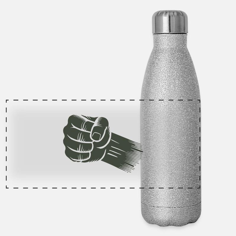 fist Panoramic Glitter Thermal Bottle 500 ml