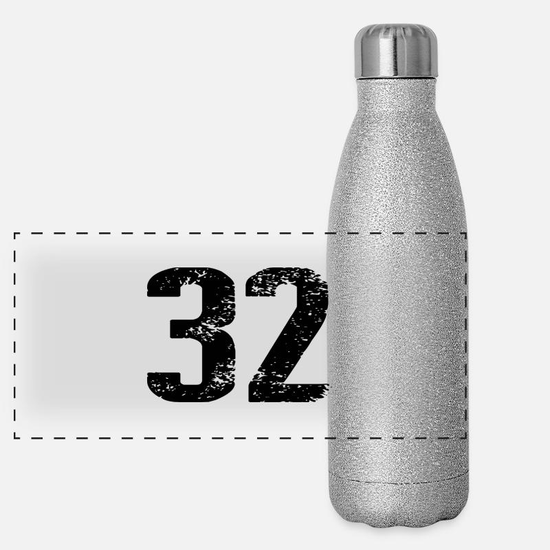 32 Number Leotard Panoramic Glitter Thermal Bottle 500 ml