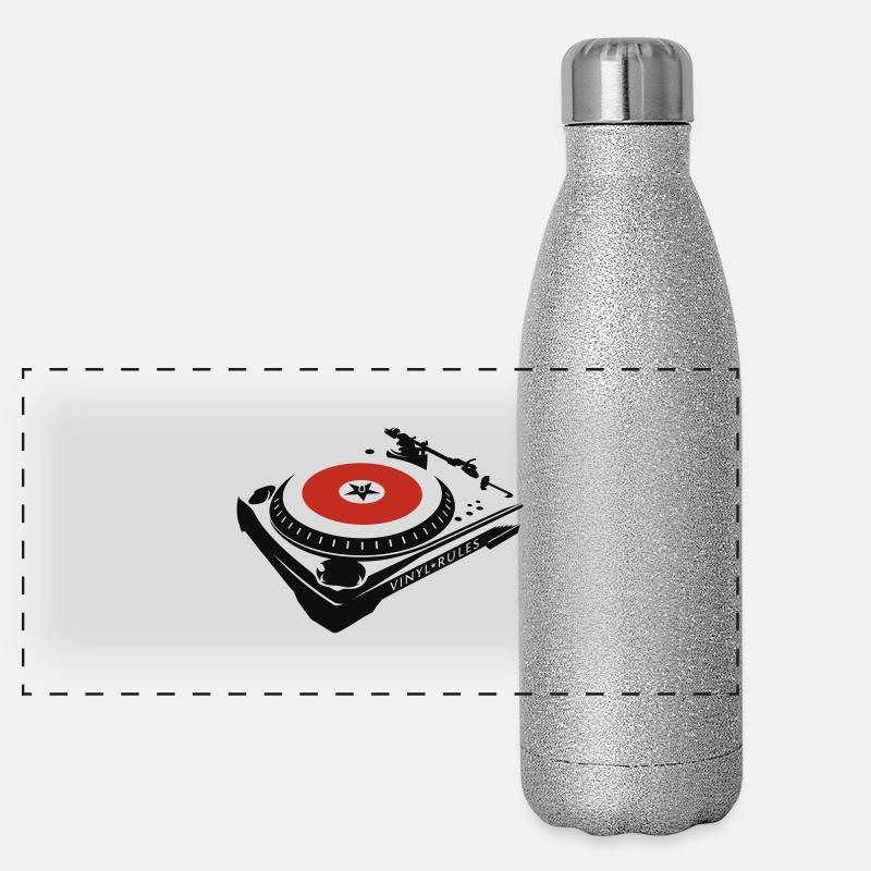 VINYL RULES Gourde isotherme panoramique pailletée 500 ml