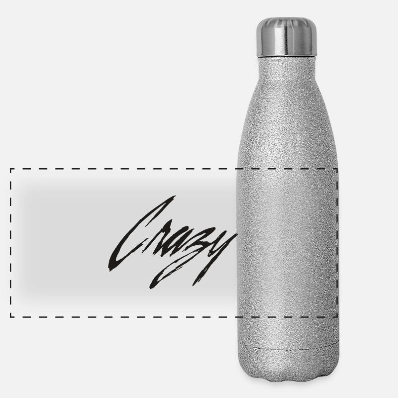 Crazy Panorama Glitzer Isolierflasche 500 ml