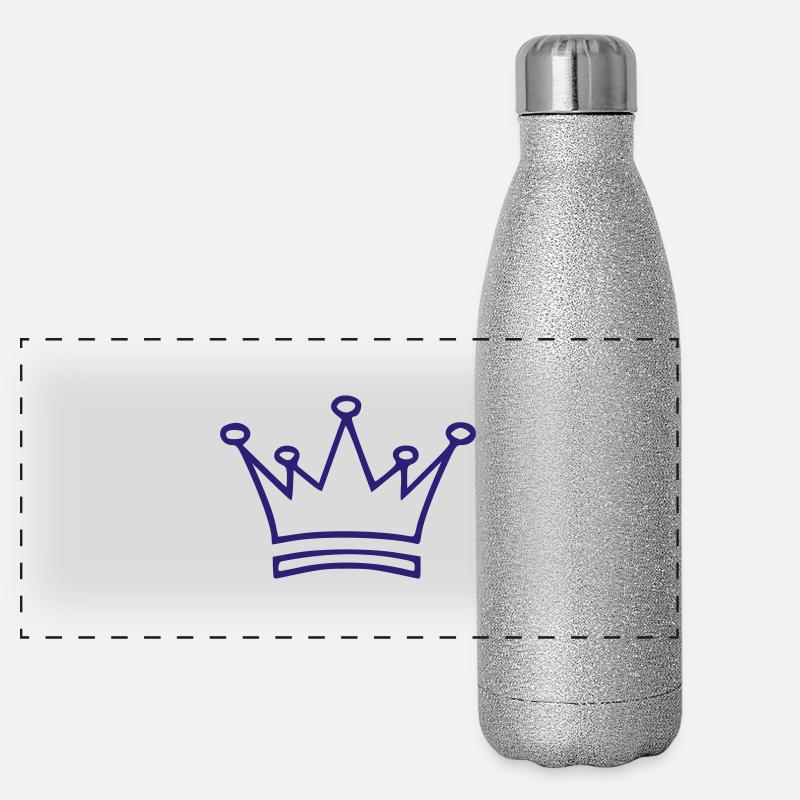 KRONE Panorama Glitzer Isolierflasche 500 ml