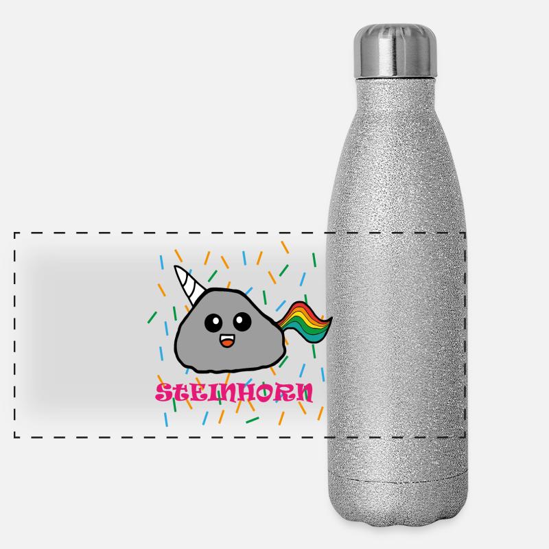 pierre Corne Gourde isotherme panoramique pailletée 500 ml