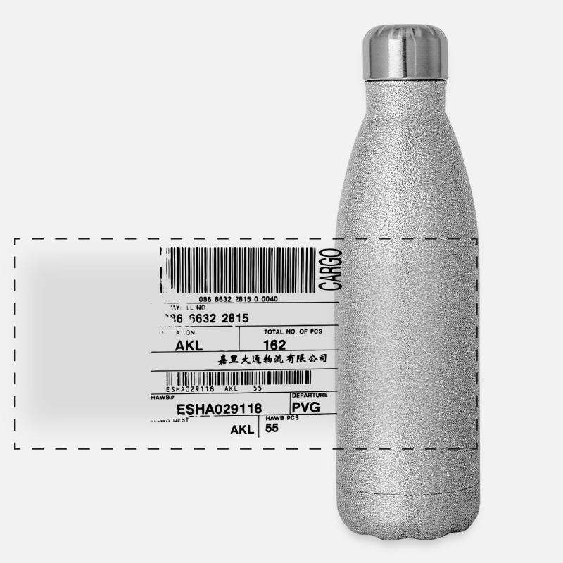 code à barres Gourde isotherme panoramique pailletée 500 ml