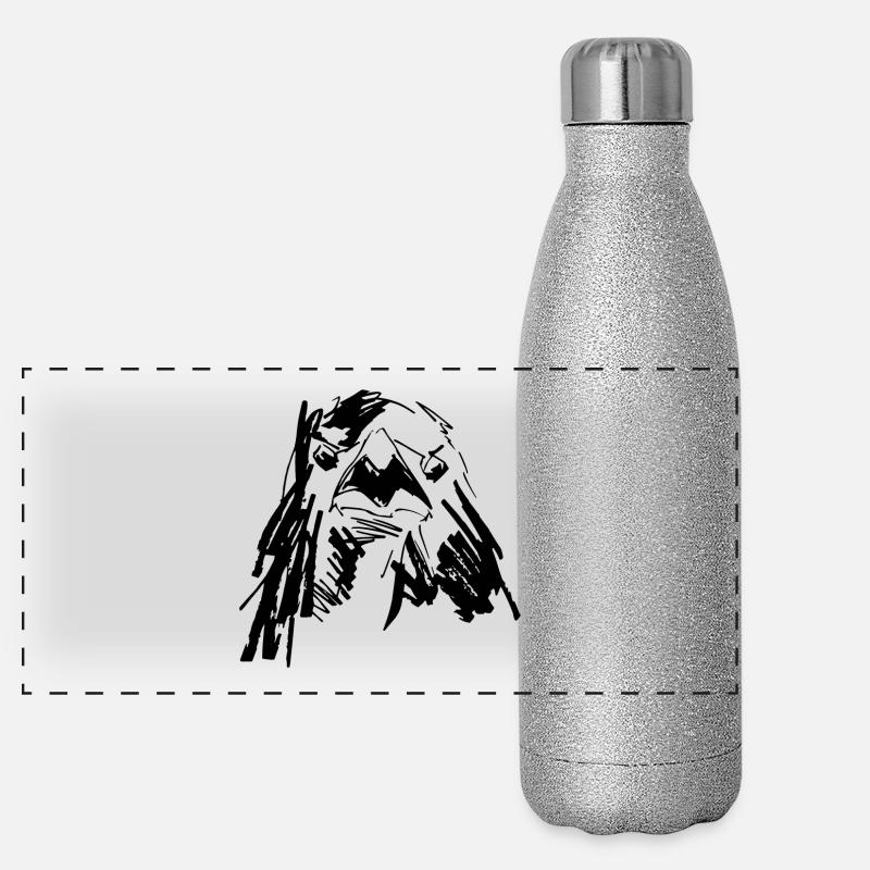 Adler - Falke Panorama Glitzer Isolierflasche 500 ml