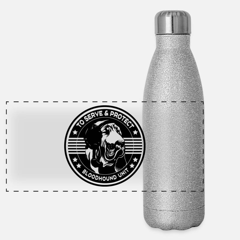 Bloodhound Panoramic Glitter Thermal Bottle 500 ml