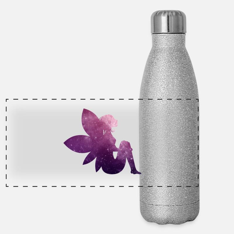 fée Gourde isotherme panoramique pailletée 500 ml