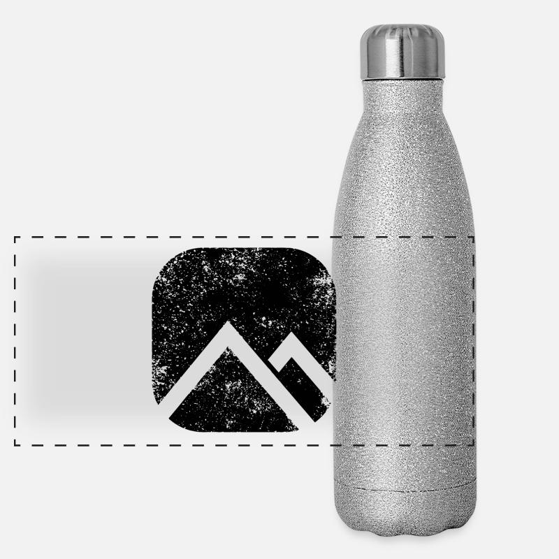 SHAPES SHAPES GRUNGE Gourde isotherme panoramique pailletée 500 ml