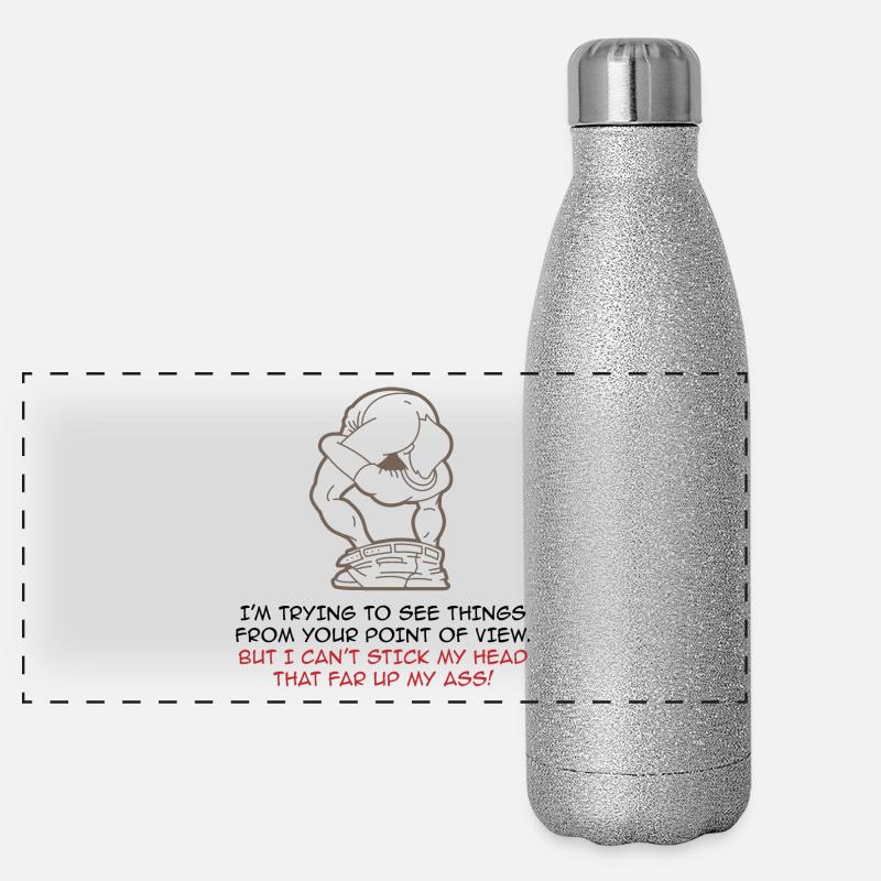 I try to look at things from your point of view Panoramic Glitter Thermal Bottle 500 ml