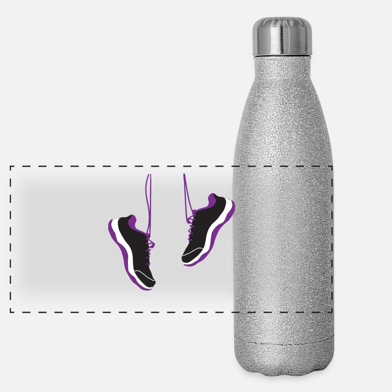 Cool Running Shoes Runner Panorama Glitzer Isolierflasche 500 ml