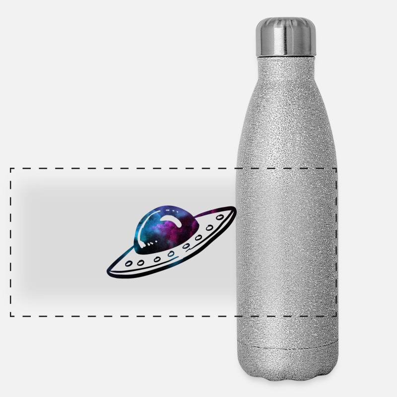 UFO space Panoramic Glitter Thermal Bottle 500 ml