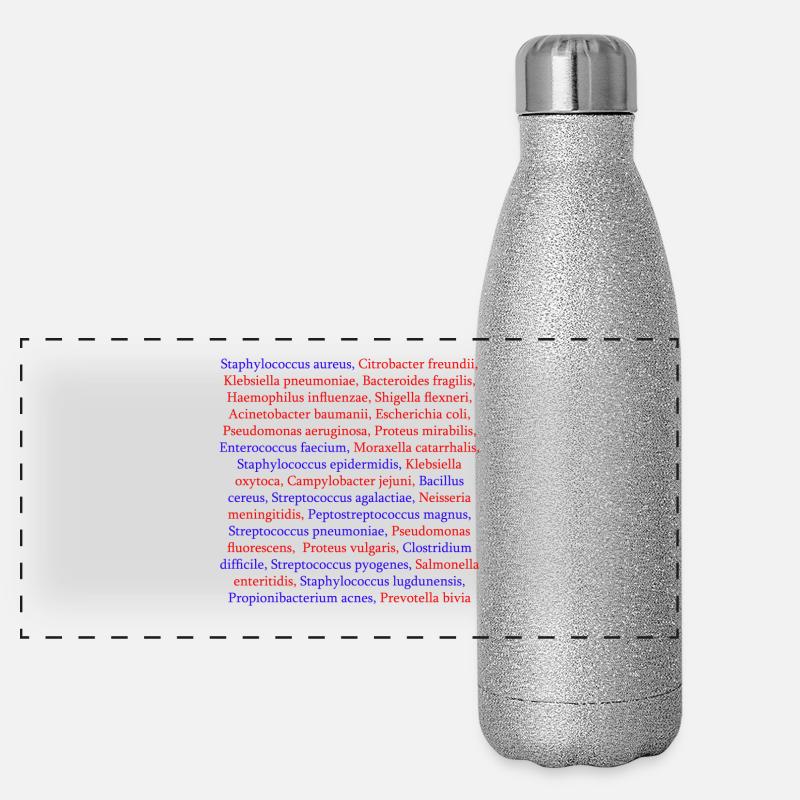 Liste des bactéries Gourde isotherme panoramique pailletée 500 ml