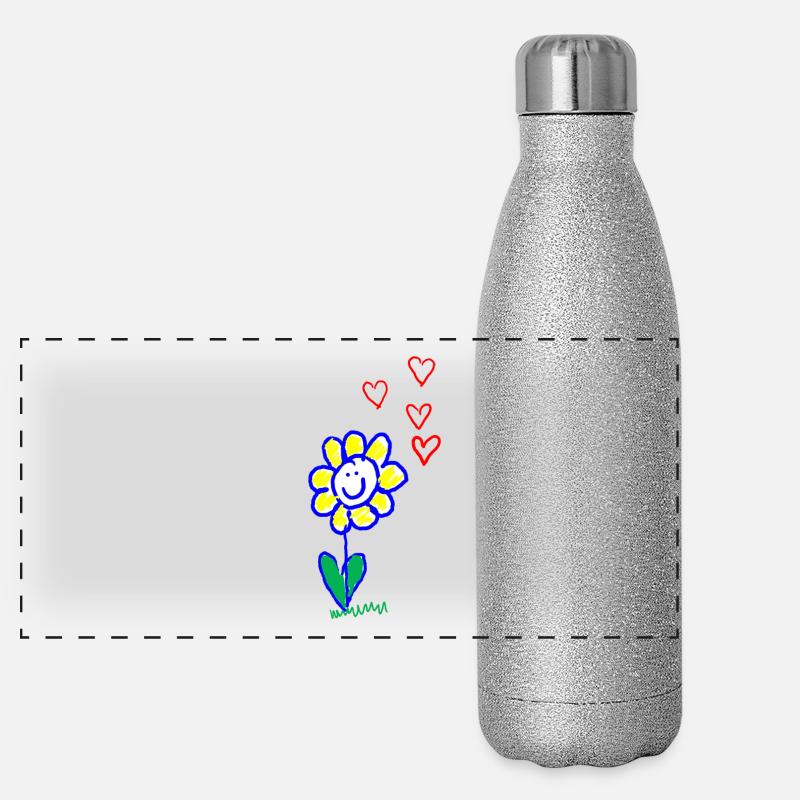 Merry flower Panoramic Glitter Thermal Bottle 500 ml