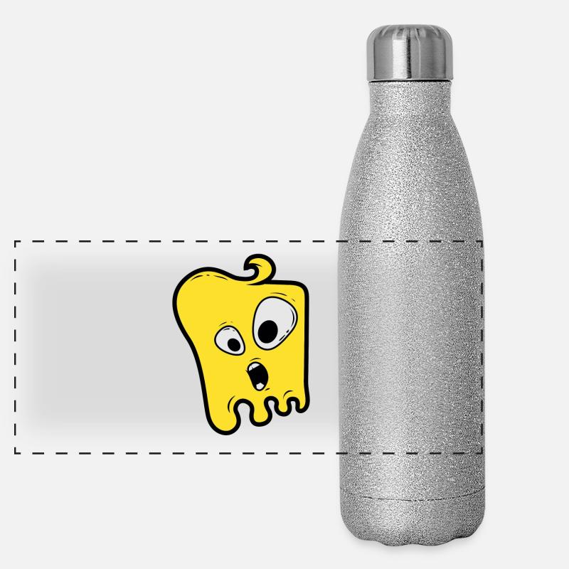 Monstre doux Gourde isotherme panoramique pailletée 500 ml