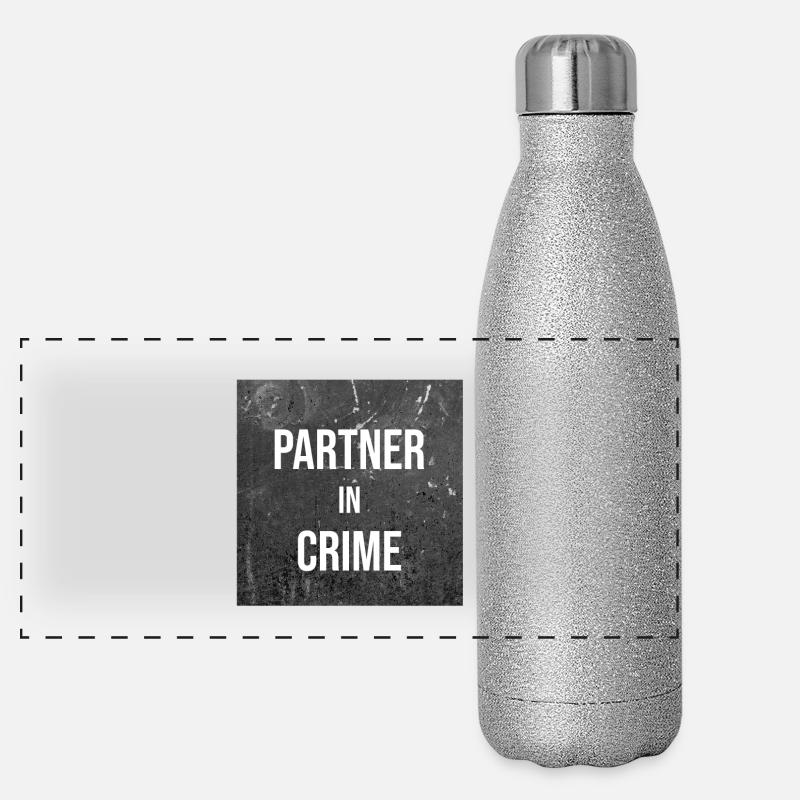 Partner in Crime Panoramic Glitter Thermal Bottle 500 ml