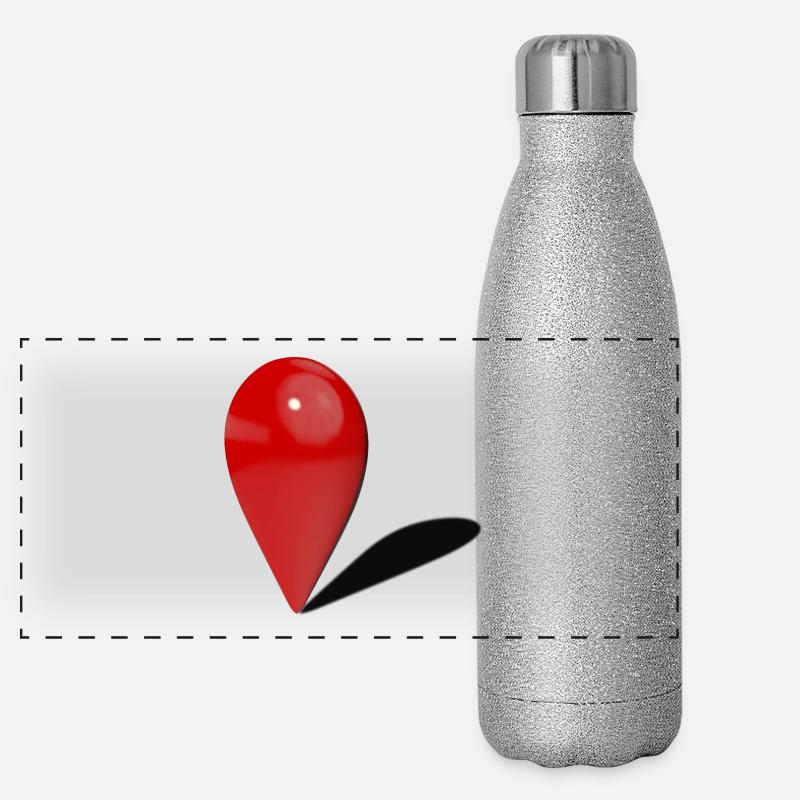 Du bist hier Panorama Glitzer Isolierflasche 500 ml